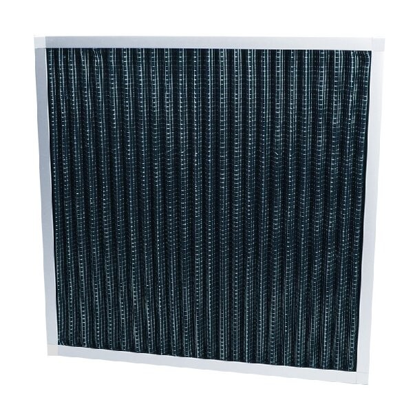 Pleated Chemical Air Purifier Filter Activated Carbon For Odor Removal