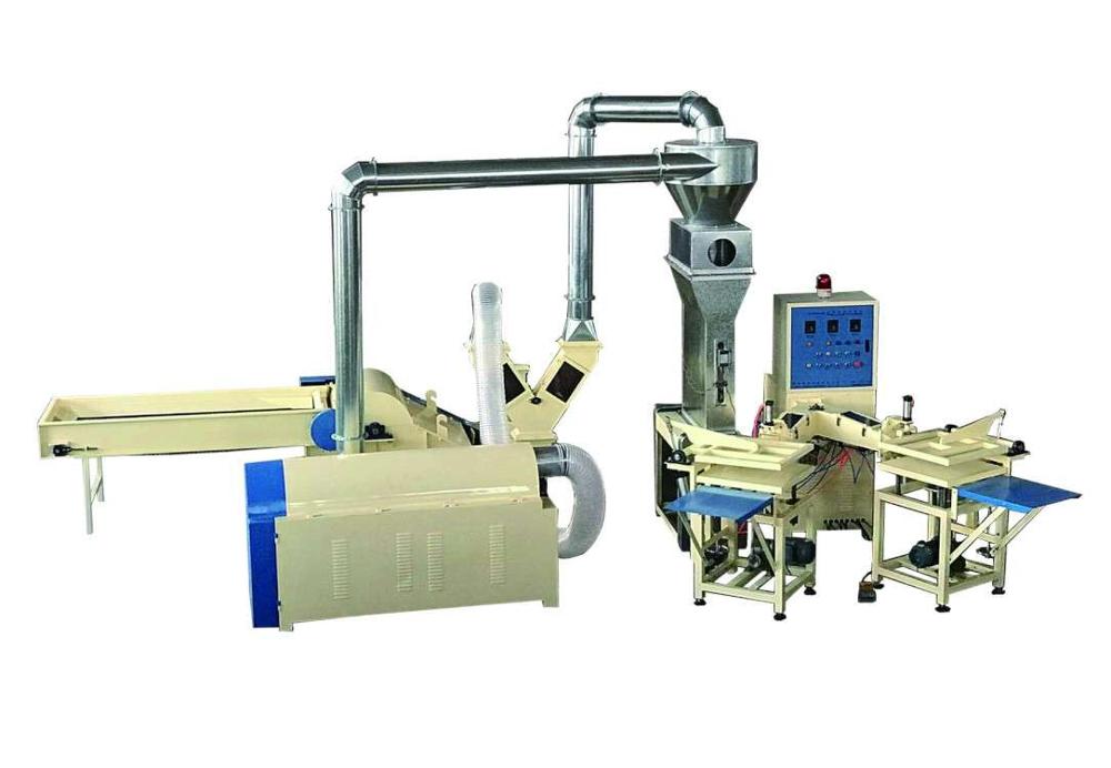 Cushion Polyester Fiber Pillow Filling Machine Line 250kg h