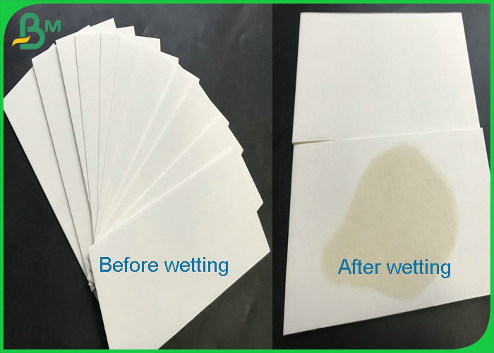 Good Water Absorption 1.4mm 1.6mm 1.8mm White Absorbent Paper For Coaster Board