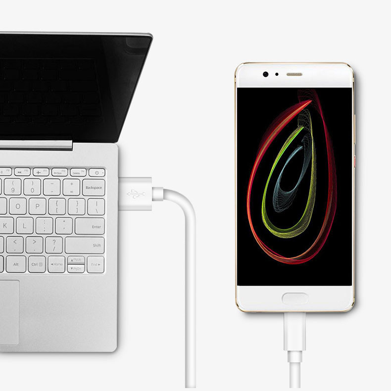 ABS Copper Wire Mobile Charging Data Cable 1m Lightweight With android