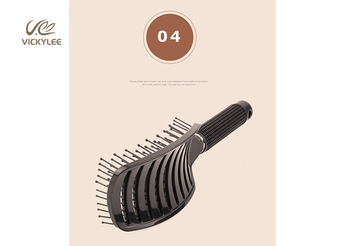 Plastic Synthetic Hair 9.5 Inch Plastic Paddle Brush