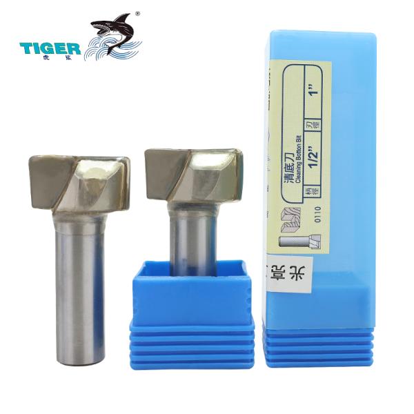 Tiger Coated Woodworking Smooth Diameter Metric Cleaning Bottom Router Bits for
