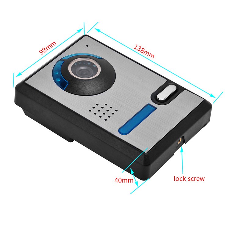 High Pixel IR Camera Remote Control Access Control System WIFI Video Intercom Video Door Phone System