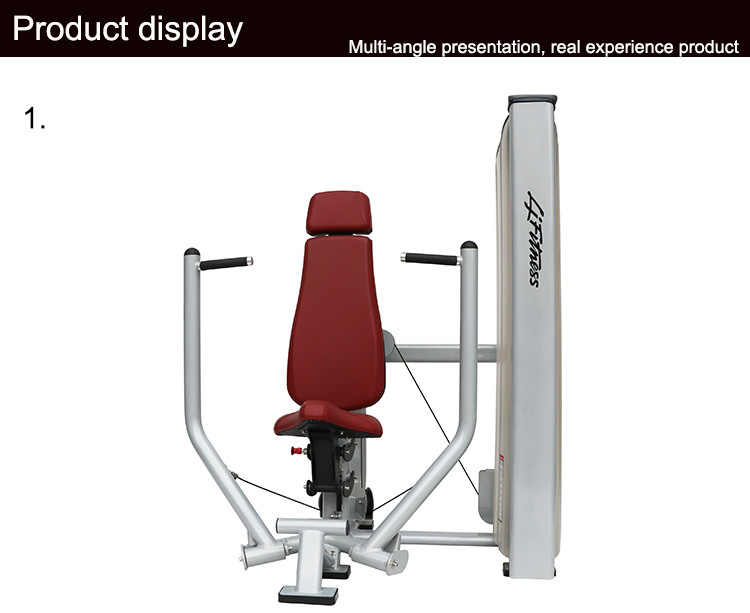 Heavy Duty Matrix Commercial Fitness Equipment Steel Frame Fly / Chest Press Machine