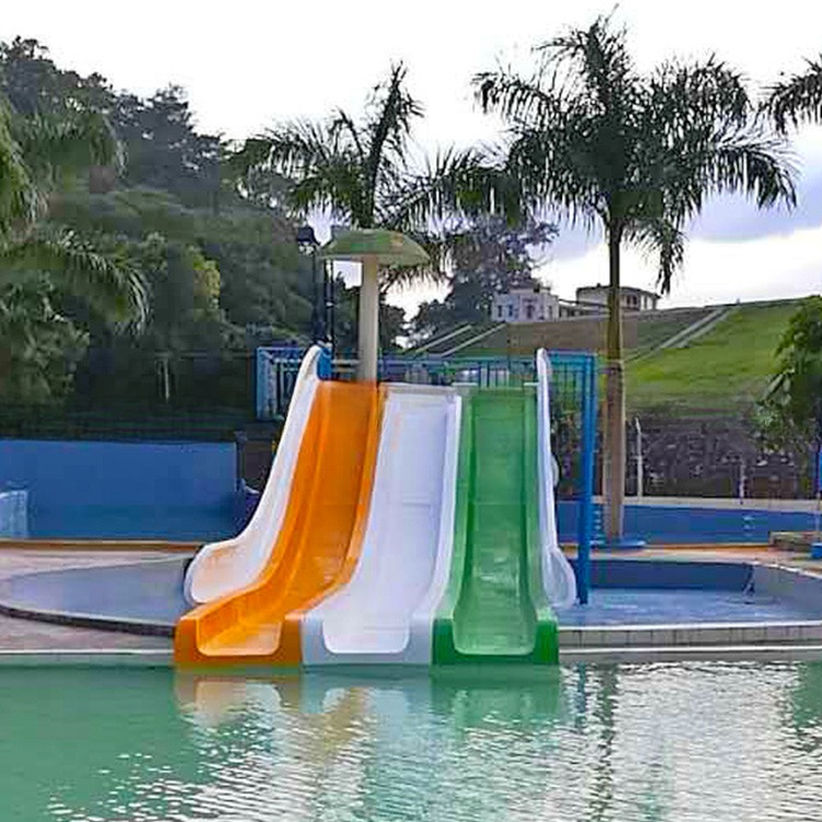 Funny Kids Water Park Playground Slide Family Water Slide