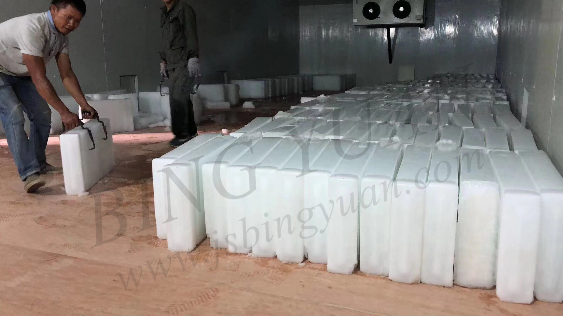 10 Tons 5000KG Block Ice Maker Machine , Containerized Block Ice Machine