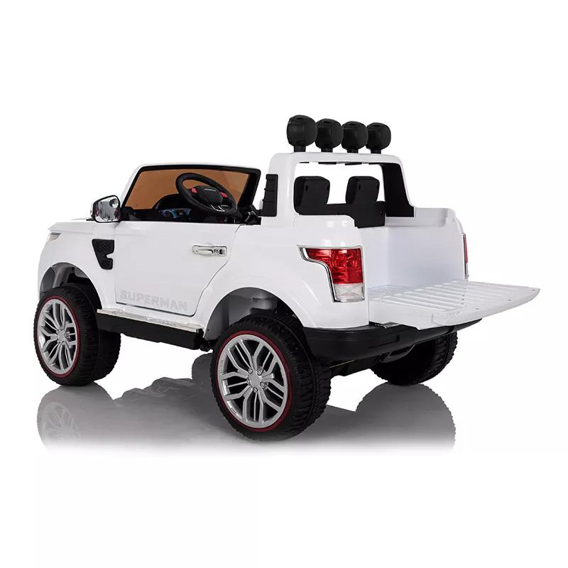 Remote Control 12V Motor Four Wheel Battery Operated Kids Ride On Car for Toddlers Blue