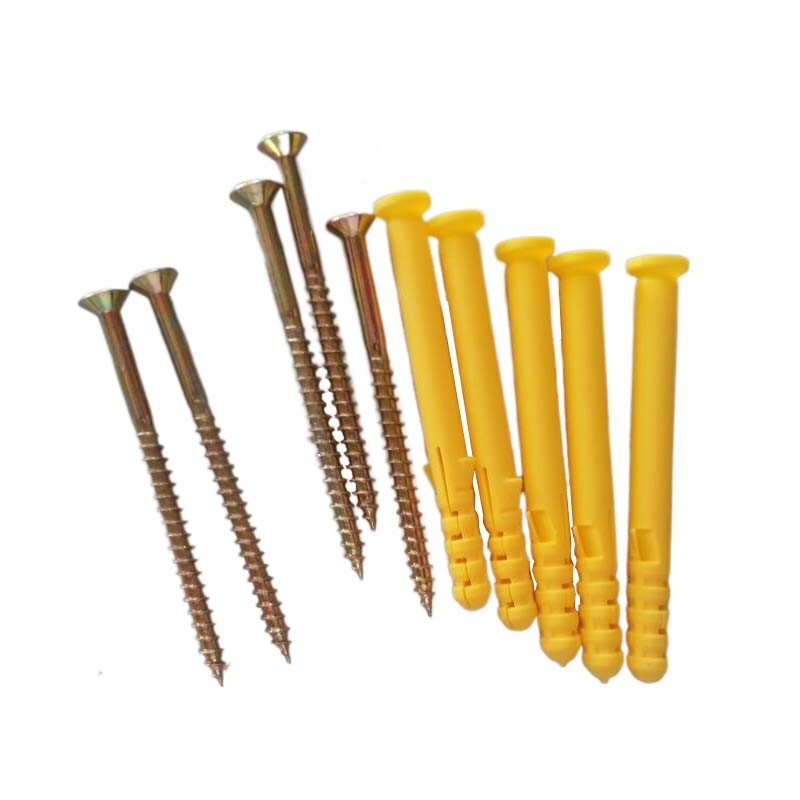 Multi Size Tube 8mm Plastic Expansion Screw Wall Plug Anchor