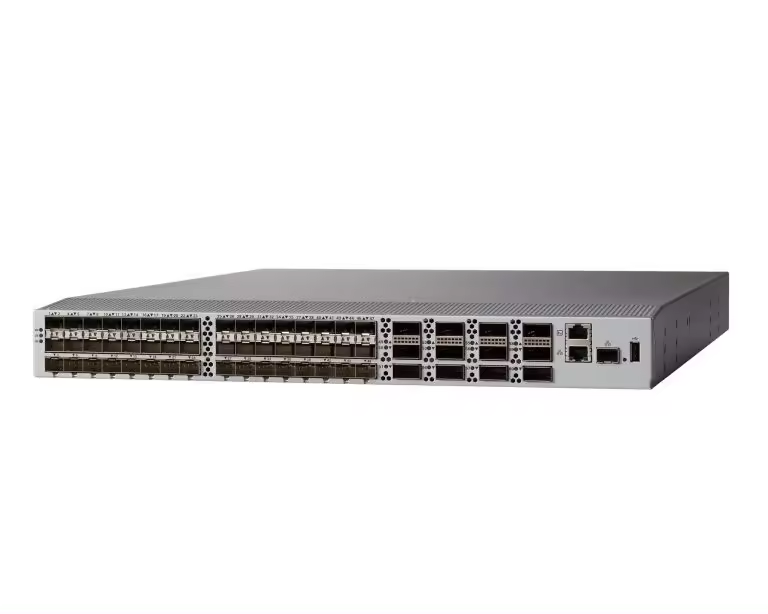 9300 Series Network Switch N9K-C9336C-FX2 with 128 GB SSD Drive and Stackable Design