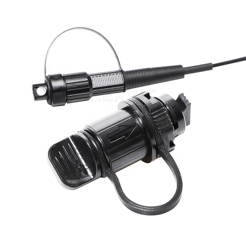 Waterproof SC Fiber Optic Adaptor Mini Type Outdoor IP68 For Splice Enclosure