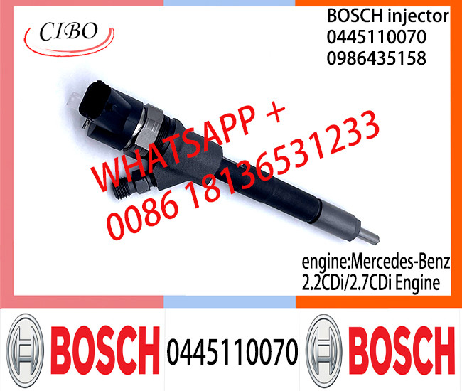 BOSCH Common Rail Injector 0445110071 0445110070 0986435158 0445110072 0445110099 for Mercedes-Benz 2.2CDi/2.7CDi