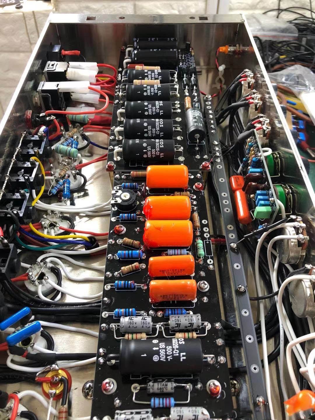 Custom 50W Dumble Clone Upgraded Version SSS Steel String Singer Valve Amplifier Series Two Rock Amps Style