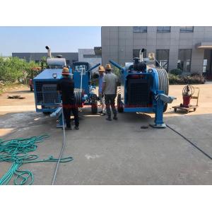 Bullwheel Hydraulic Cable Puller Tensioner Stringing Machine