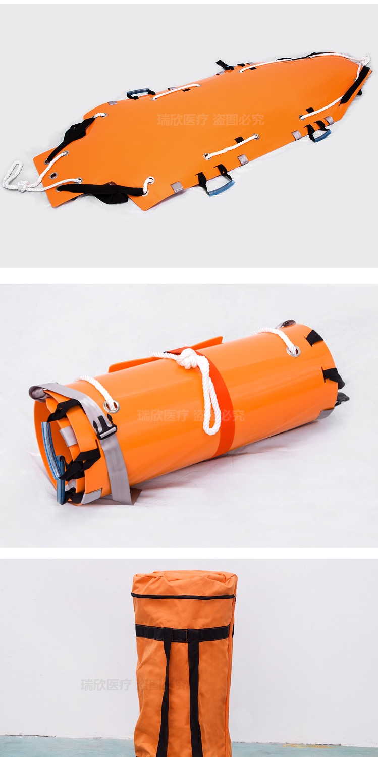 Portable Roll Up Rescue Stretcher EVA Foldable Ambulance Stretcher