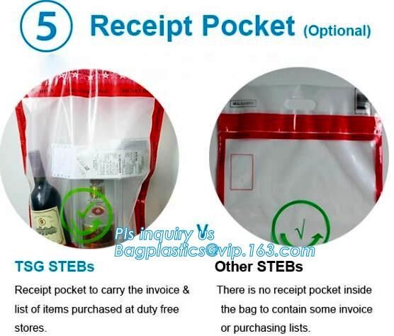 Security plastic bag with adhesive tape for cash, plastic money bag, Security Money Cash Bag For Airport/Bank and police