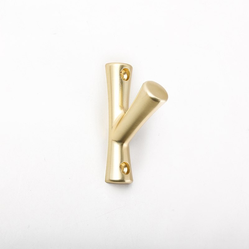 Gold Black Zinc Alloy Antler Knobs 56mm For Cabinet Drawer Wardrobe Cupboard
