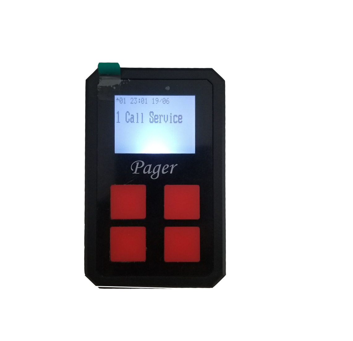 wireless remote control 138-930 MHz small card pager with water resistant and easy charging