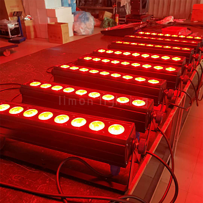 High Quality 9x10w RGBW 4in1 Indoor Pixel LED Wall Washer Light Bar DMX