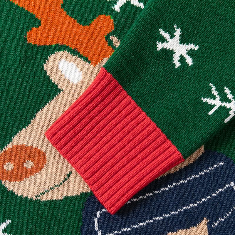Fall Winter Children Clothes Toddler Pullover Cartoon Sweaters Knitted Christmas Sweater For Kids
