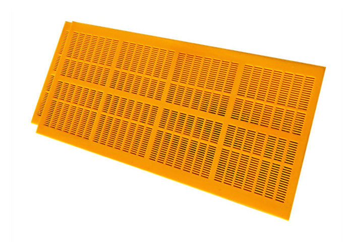 Tensioned PU Ming Screen Mesh , Dewatering Polyurethane Vibration Sieve Panel