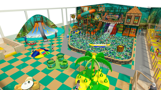 Indoor Playground With Balls , Inside Play Zone Equipment
