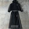 Buy cheap Rhinestone Puff Printing Logo Mens Zip Up Tracksuit Heavyweight Mens Sportswear from wholesalers