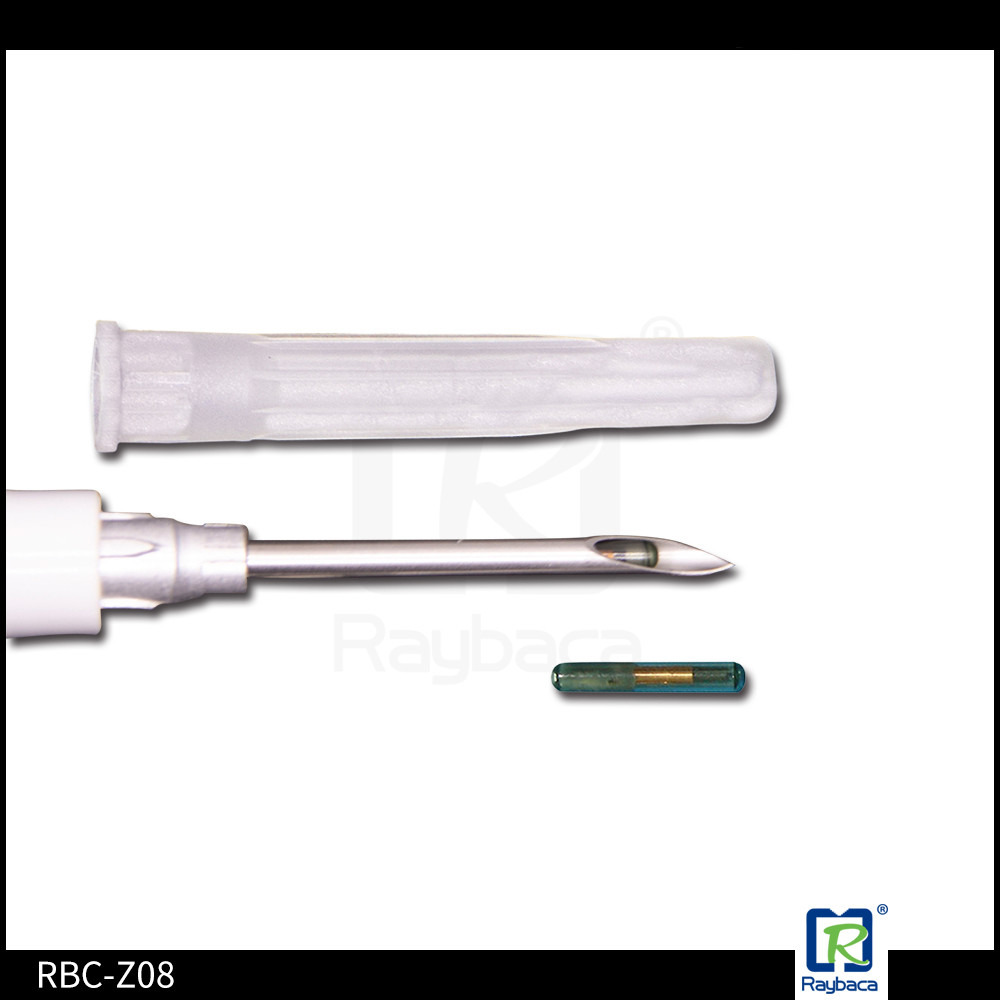 Labratory Rat Pet Id Microchip , Rfid Syringe Injection Electronic ID Tag 1.4 x 8mm, ICAR