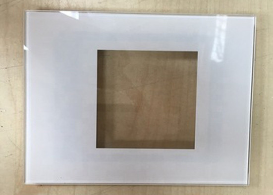 Building Materials Decorative Tempered Glass , Silk Printed Custom Cut Tempered Glass
