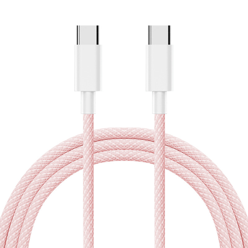 Fast Charging Braided Type C USB C Data Cables 1M 2M 3M 60W PD Charger Cable