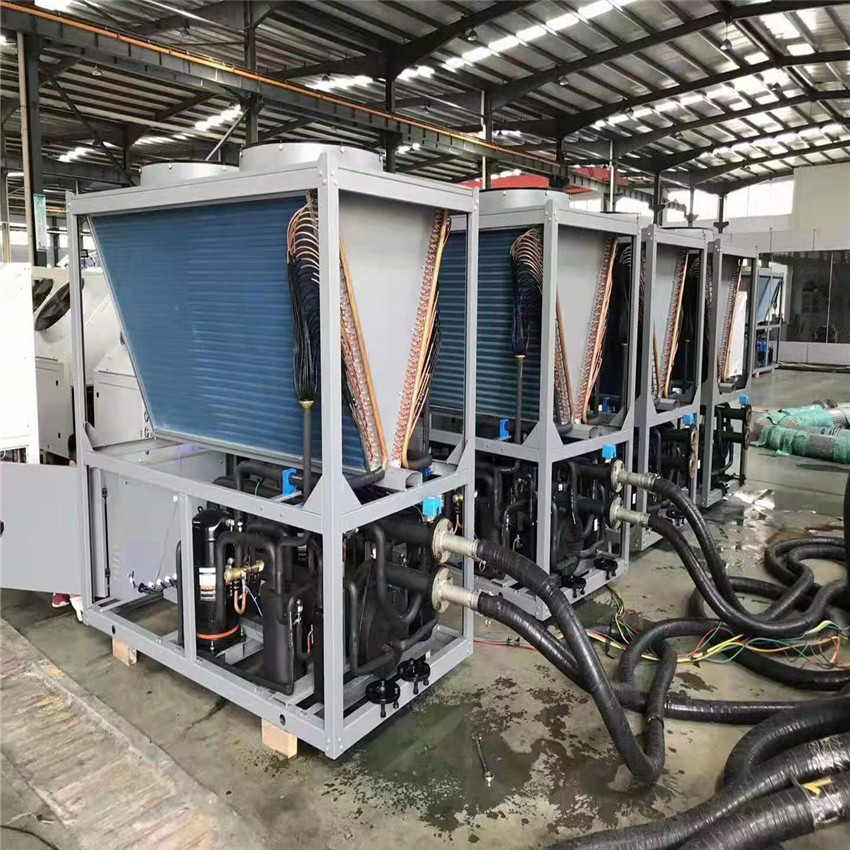 500 ton Commercial Modular Water Carrier Air Cooled Screw Chiller Heat Pump For Heating Cooling System
