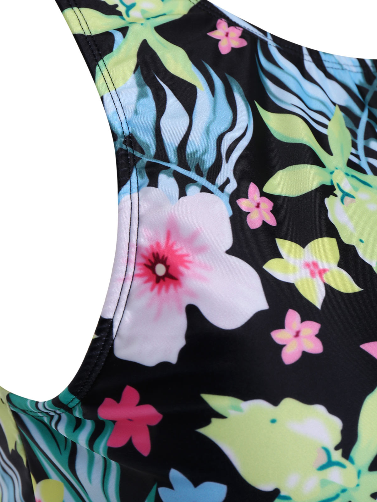 swimwear women bikini Large size swimsuit black dress Beach vacation sexy piece swimsuit fat bikini Increase fertilizer