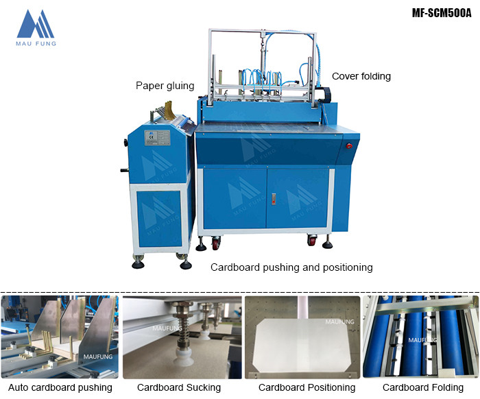 Maufung Book Cover Case Pasting Machine Semi Auto Book Case Making Machine MF-SCM500A