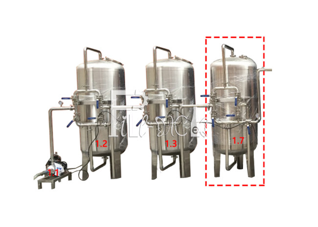 4TPH RO Water Purification Plant With CIP Unit TDS Meter