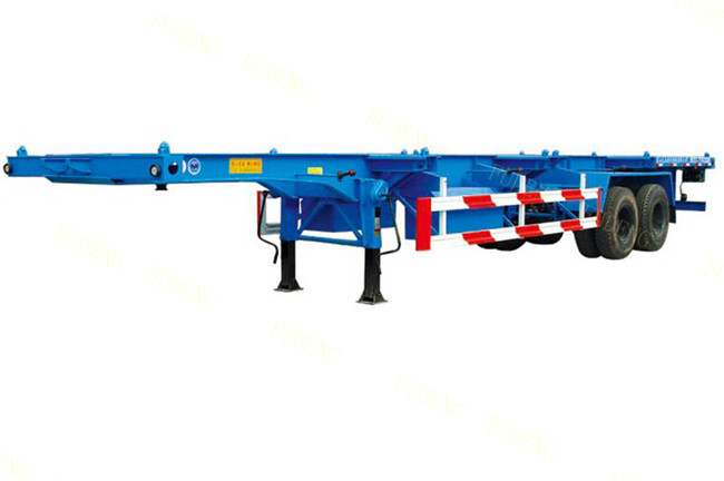 BPW / FUWA Axle Skeleton Chassis Container Trailer 20ft 40ft Dimension