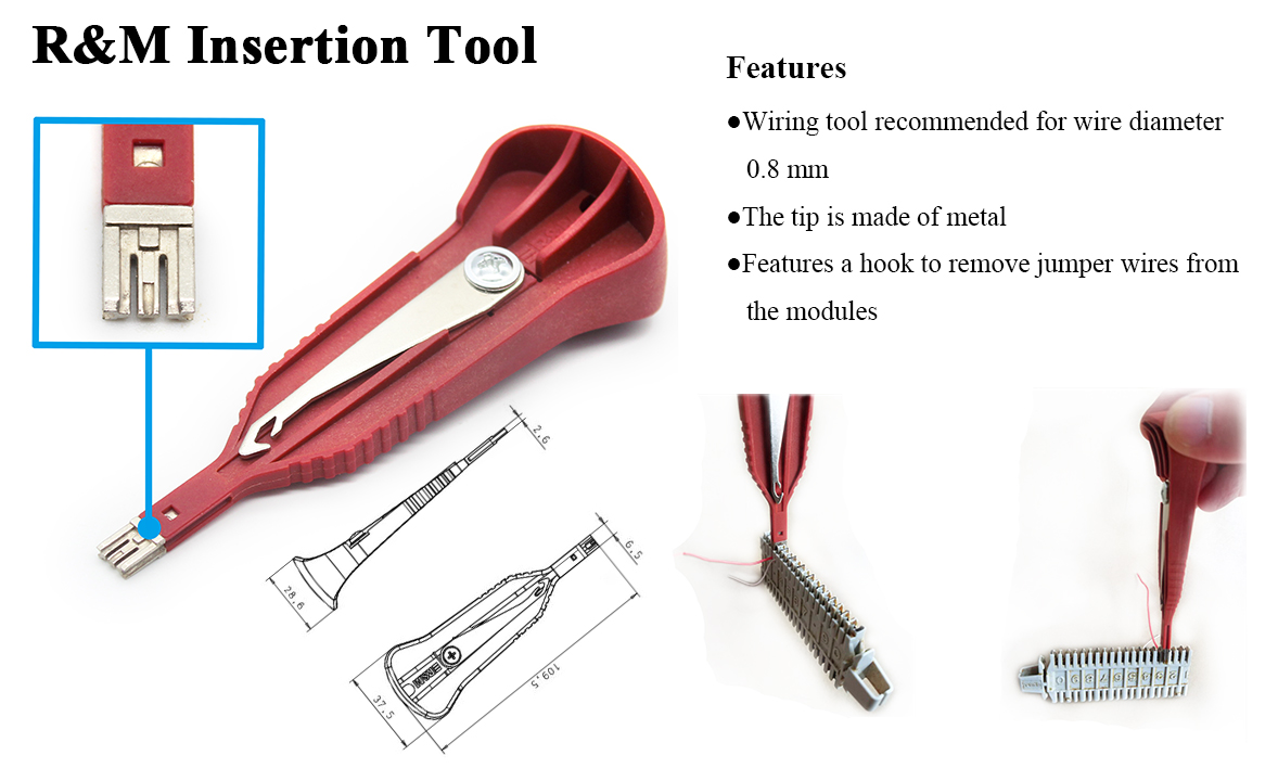 R M Insertion Tool Customized Support and Industrial Grade for ODM Performance