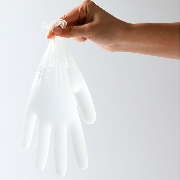 S M L Xl Pvc Examination Gloves , Transparent Vinyl Gloves CE Approved