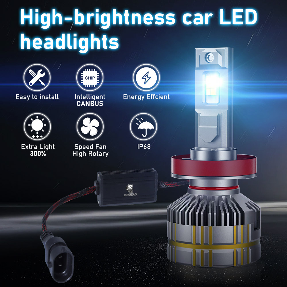 High Bright 100W H7 H11 9005 Car Universal H4 LED Bulb For Car