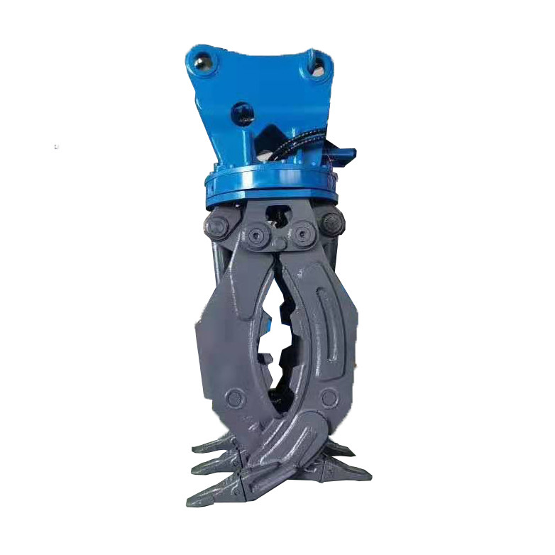 Timber Grab Wood Excavator Rotating Grapple For Forestry Industry 20t Excavator Log Grapple