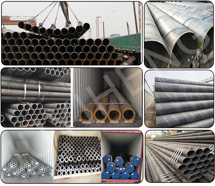 ERW Welded Galvanized Pipe Customized Spiral Welded Carbon Steel Pipe 6m