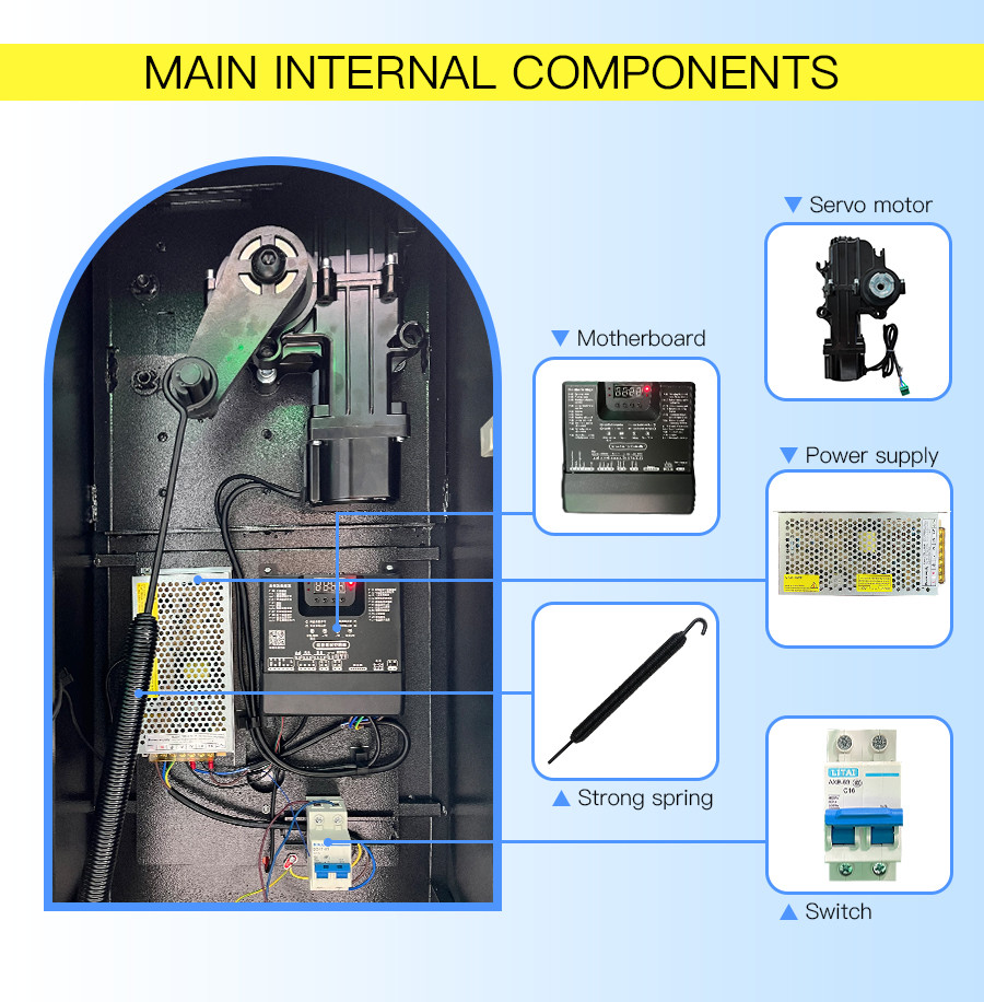HCW Barrier Gate Remote Control Parking Barrier System OEM Custom Electric Servo Motor