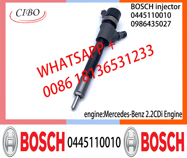 Diesel Common Rail Injector 0445110009 0445110010 0445110011 0445110012 0986435027 for Mercedes-Benz 2.2CDi