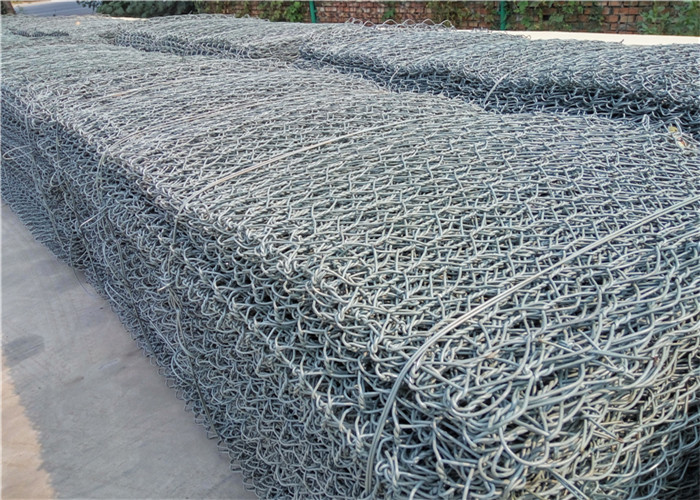 PVC Coating Galvanized Gabion Boxes For Stabilization And Protection