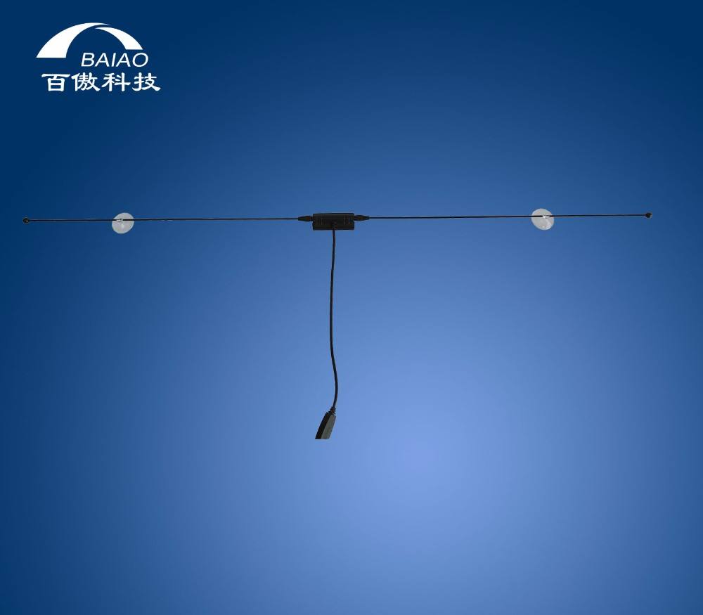 Telescopic 5 - 28dBi Car TV WiFi Antenna With Sucking Disc
