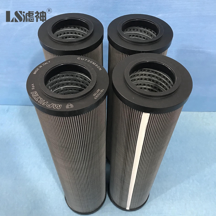 ISO9001 Replacement Hydraulic Filter Elements , Engine Excavator Oil Filter
