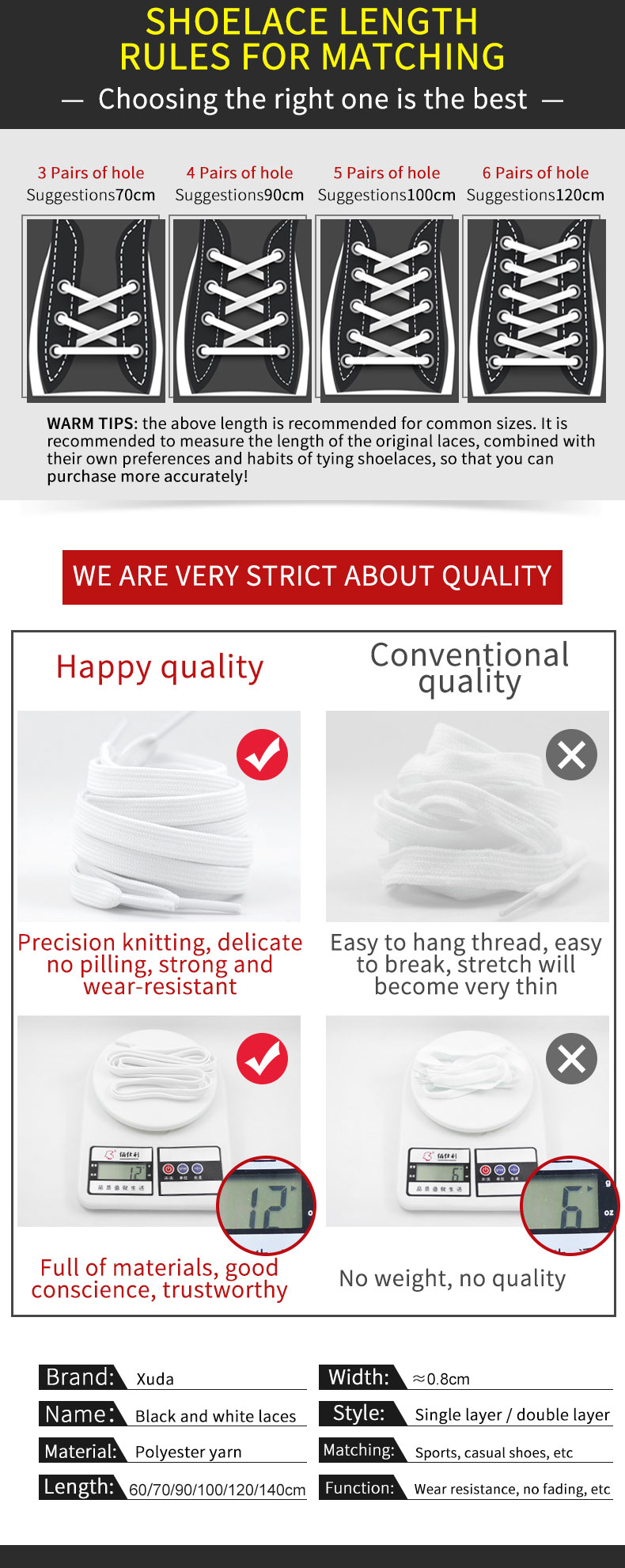 Wholesale Factory Manufacturing Fashion Color Shoe Lace
