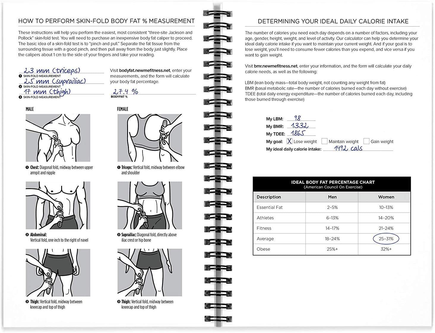 LOGO Customized Fitness Journal and Exercise Log Book for Daily Progress Tracking