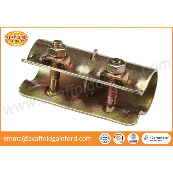 Scaffolding British sleeve coupler 48.3mm for connecting two pipes used in scaffolding pipe system