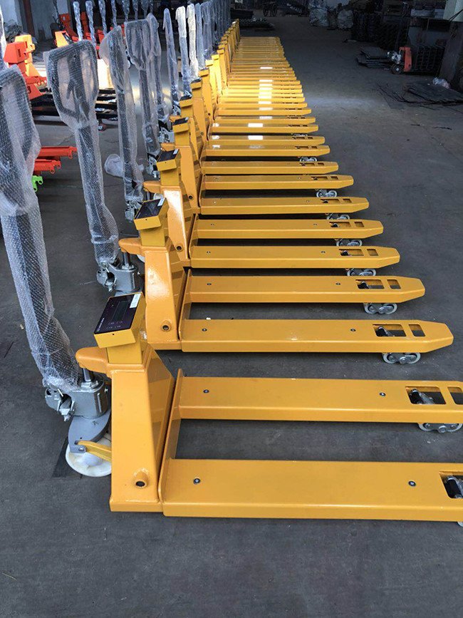 Stainless Steel 2T Pallet Jack Scale Truck With Weight Indicator