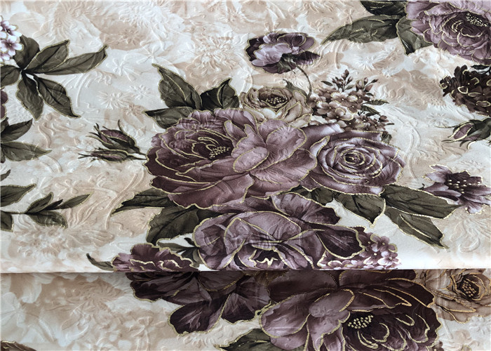 Printed Polyester Holland Velvet Sofa Upholstery Fabric For Sofa Cover
