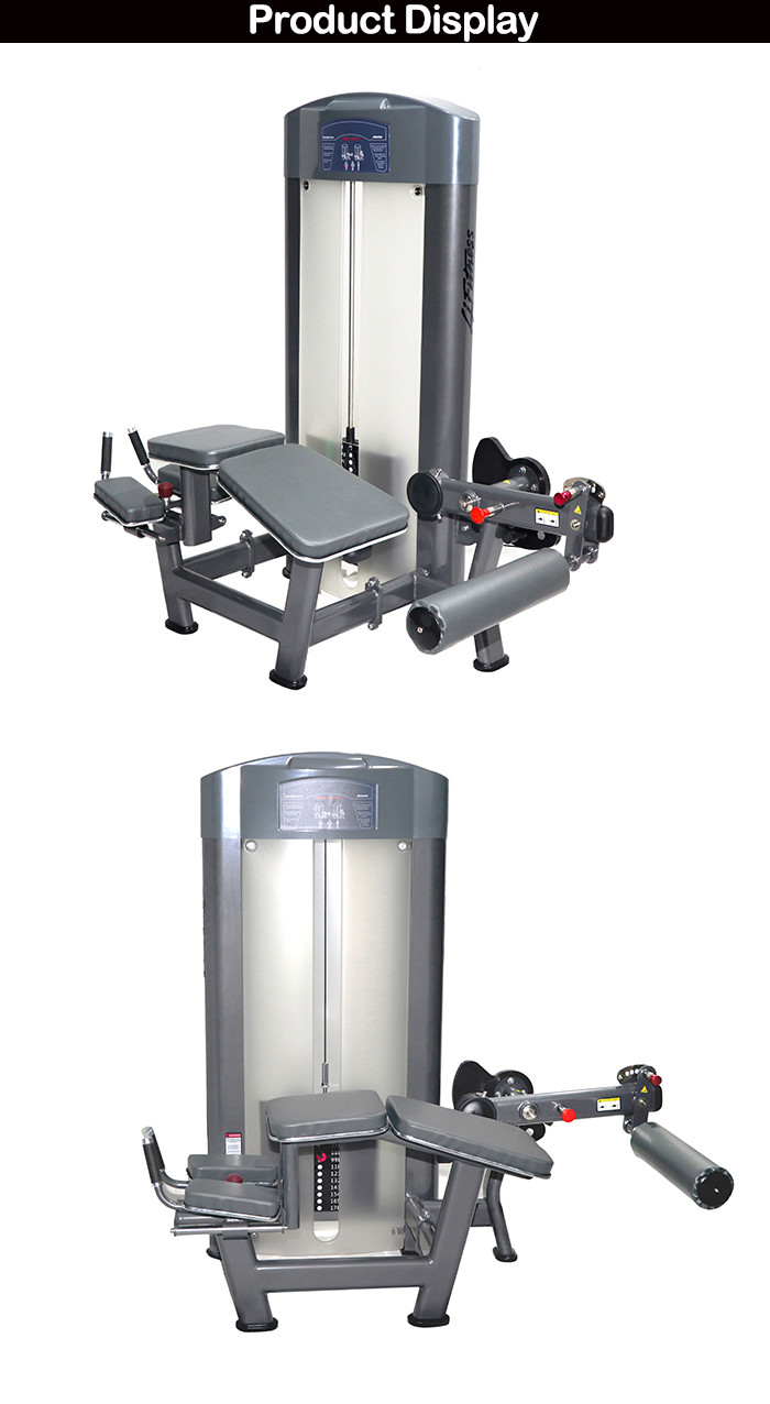 Real quality gym fitness exercise equipment horizontal prone leg curl machine